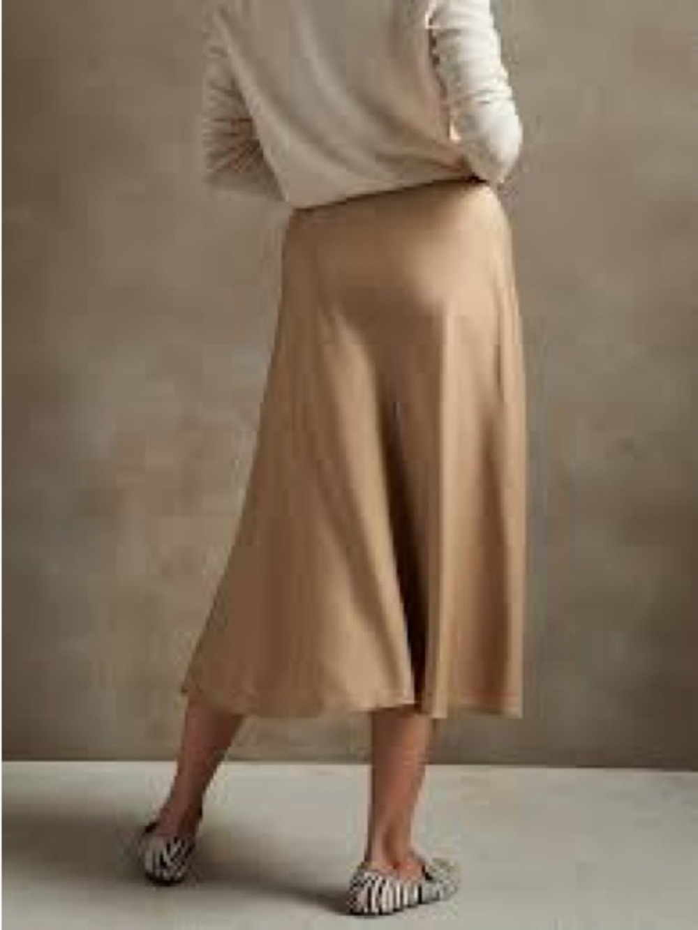 Banana Republic Factory Satin Midi Skirt - Picture 2 of 12